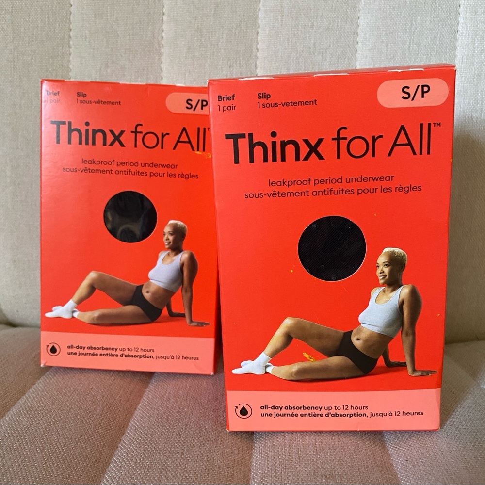 NEW IN BOX Thinx For All Period Underwear Briefs / Size Womens S